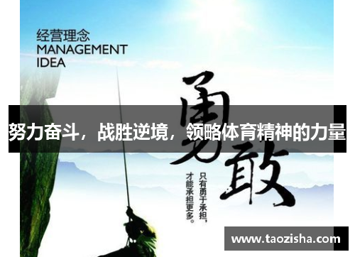 努力奋斗，战胜逆境，领略体育精神的力量